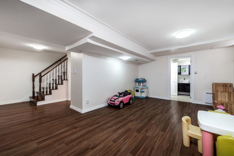 Engineered Hardwood in Basement